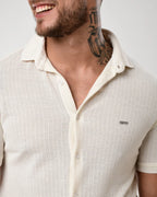 Camisa de Botão - Tricot Leve