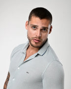 Camisa de Botão - Tricot Leve