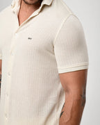 Camisa de Botão - Tricot Leve