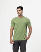 T-Shirt Bordado & Estampa em algodão com elastano